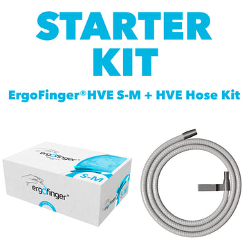 STARTER KIT ErgoFinger® HVE S-M 50pcs + HVE Hose Kit
